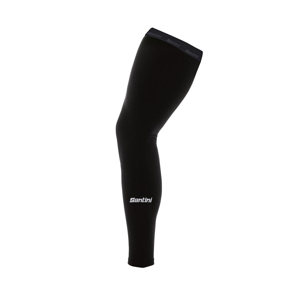 Santini Totum Leg Warmers (Black) - BUMSONTHESADDLE