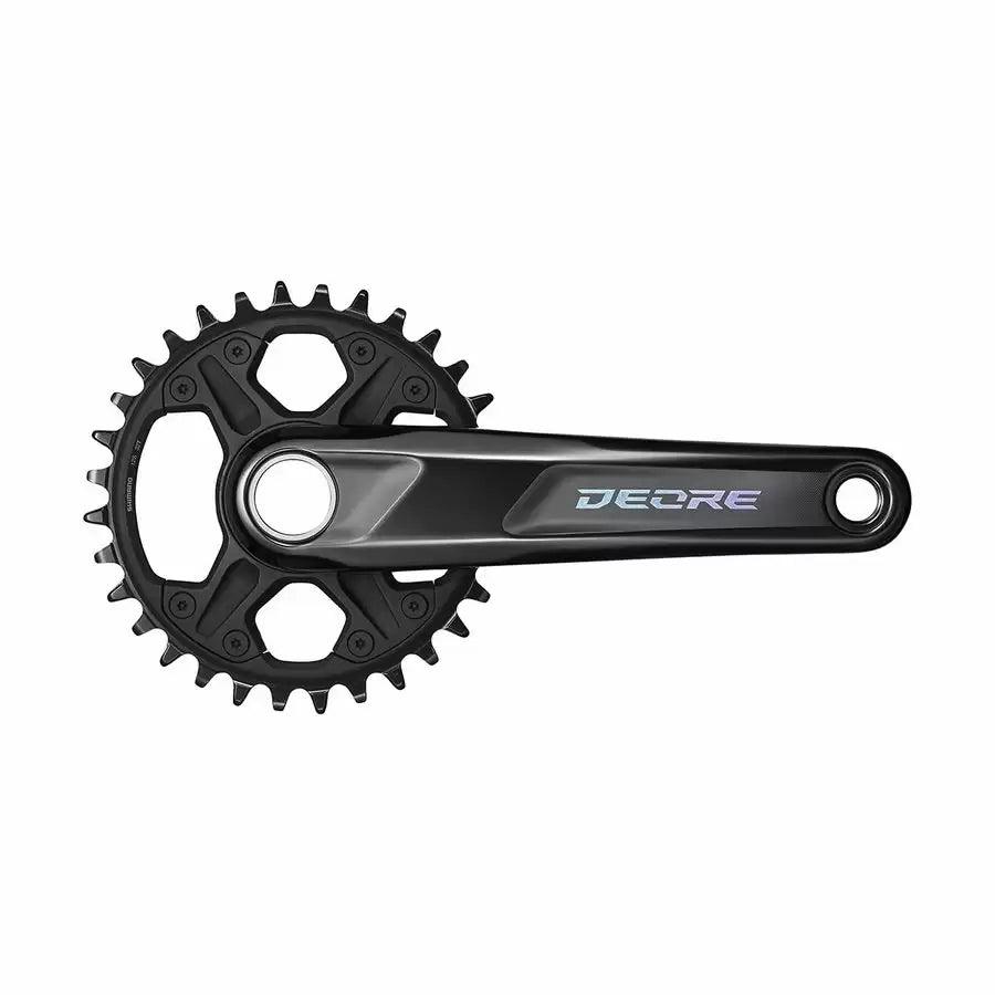 Shimano Deore FC-M6120-1 Pressfit Crankset (Black) - BUMSONTHESADDLE