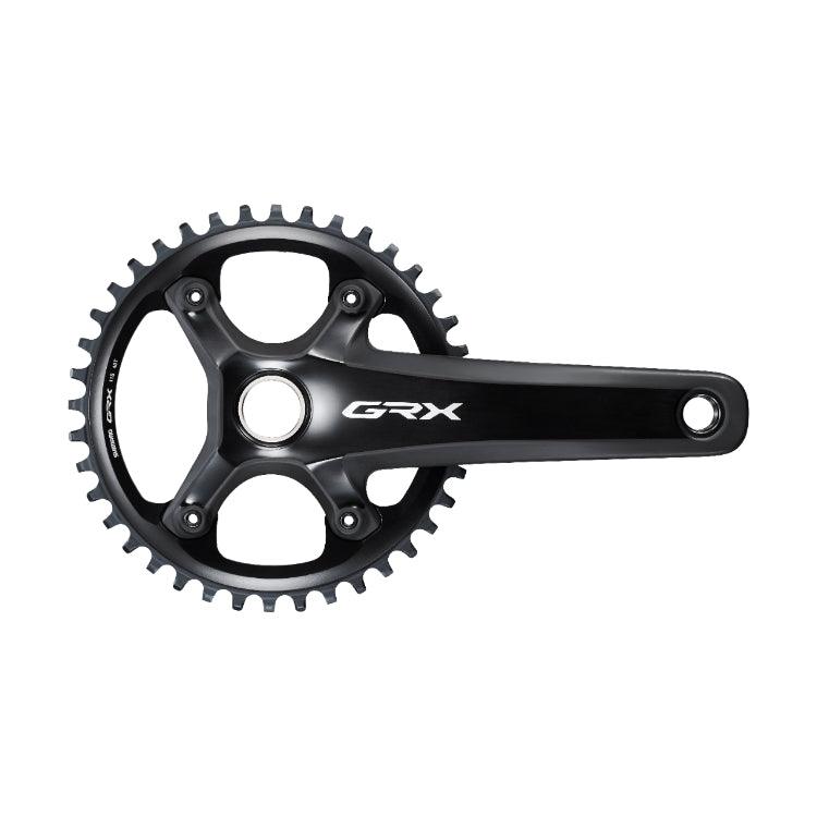 SHIMANO シマノ　GRX fc-rx810 170mm 36t Shimano GRX FC-RX810-1 Pressfit Crankset (Black) – BUMSONTHESADDLE