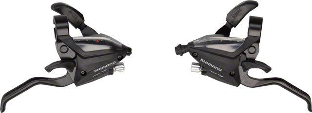 Nuova leva Shimano ST ST-EF500 nera leva destra solo 7 velocità 2 dita