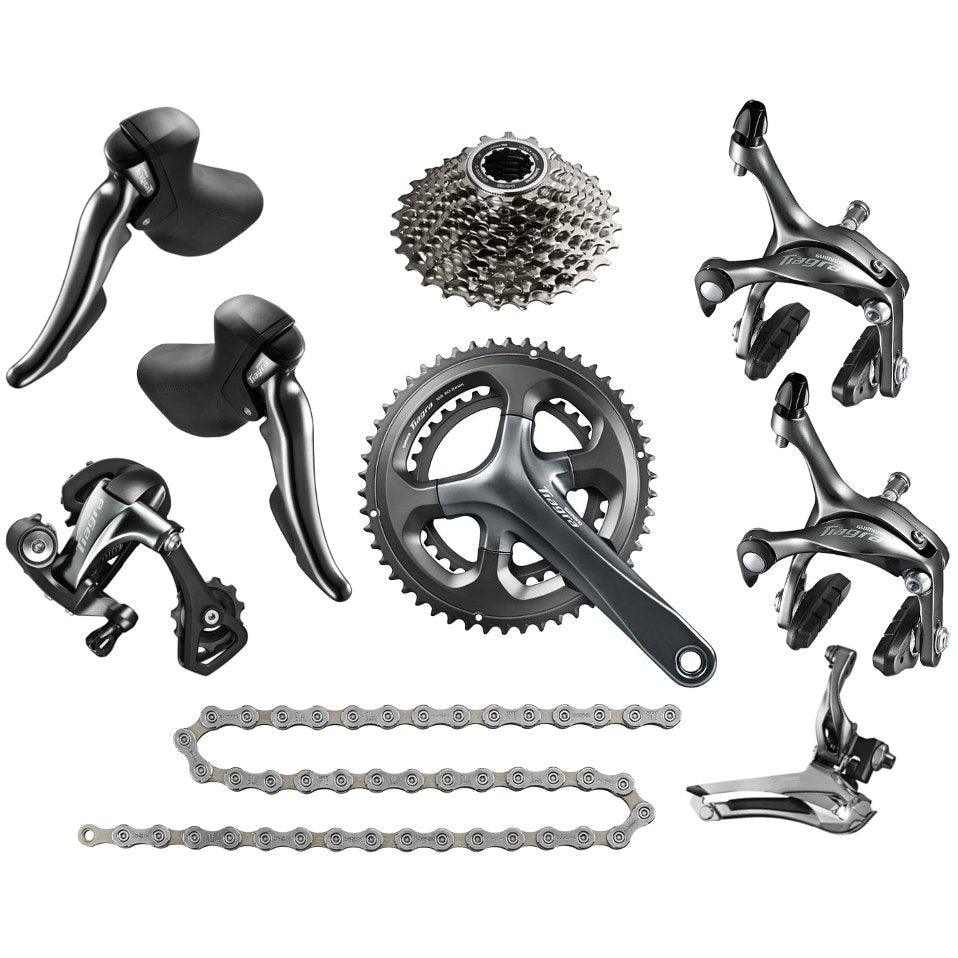 Shimano Tiagra R4700 Rim Brake Road Groupset - 50/34 11/32 – BUMSONTHESADDLE