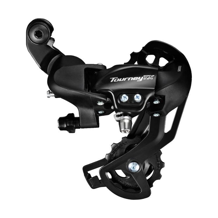 Shimano Tourney TX800 7/8 Speed Rear Derailleur (Black) - BUMSONTHESADDLE