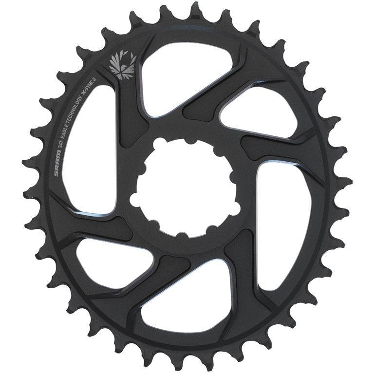 SRAM X-Sync 2 Eagle 1x Oval 11/12 Speed Chainring (Black) - BUMSONTHESADDLE