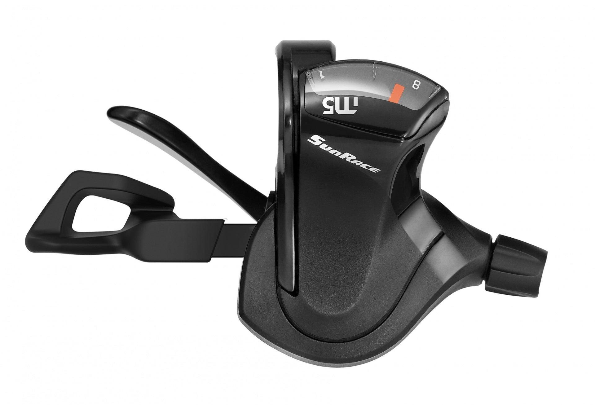 SunRace M5 Manette De Dérailleur 3V Gauche - Noir SunRace M5 Manette De Dérailleur 3V Gauche - Noir