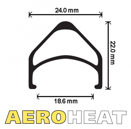 Velocity Aeroheat Rim 16inch MSW - BUMSONTHESADDLE