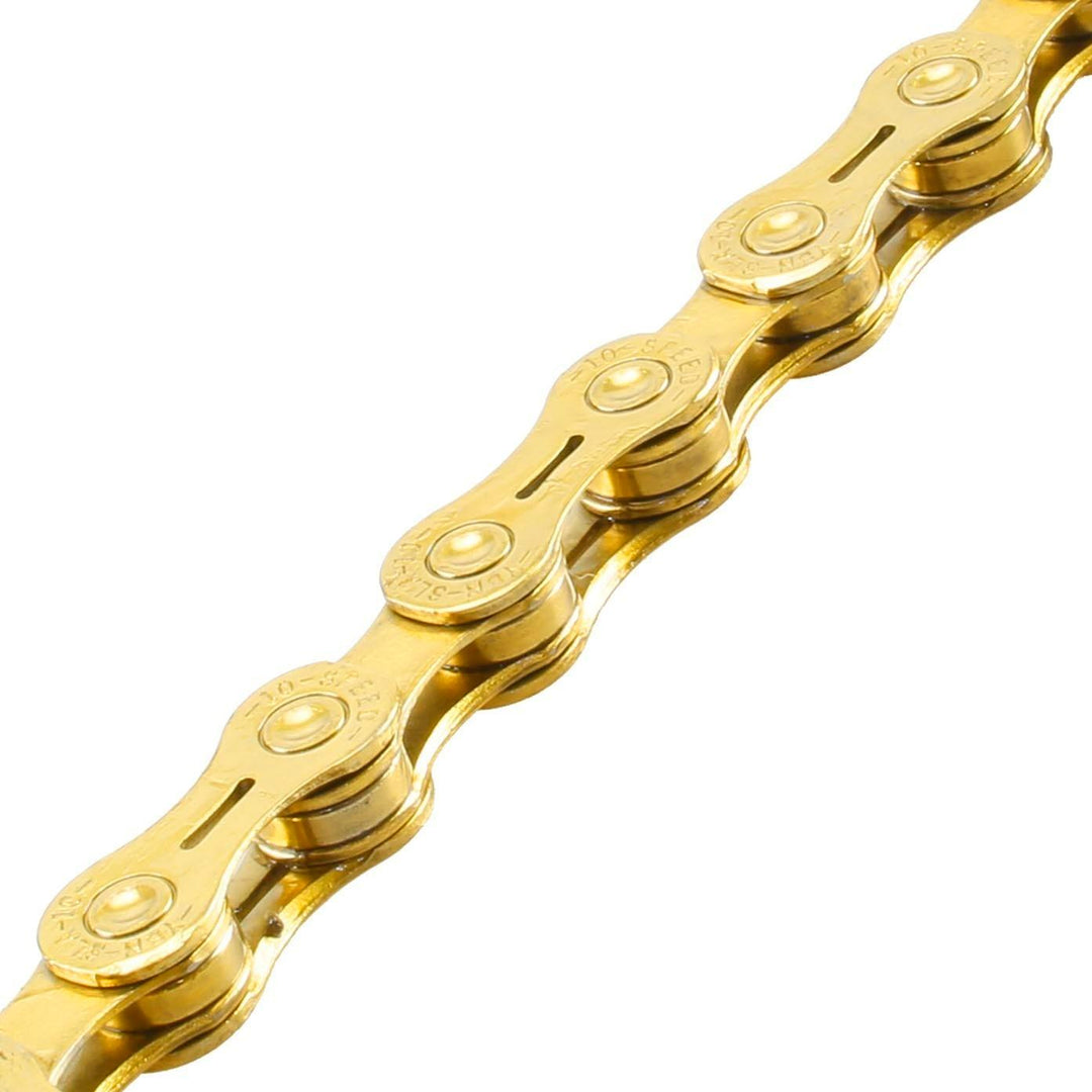 YBN TIG 10 Speed Chain (Gold) - BUMSONTHESADDLE