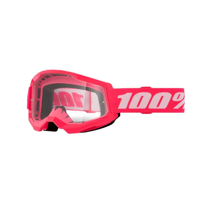 100% Strata 2 MTB Goggles (Clear/Pink)