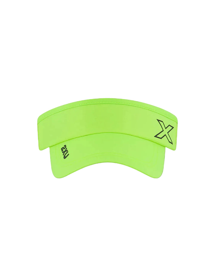 2XU UQ6165F Performance Visor Unisex Running Cap (Volt/Black)