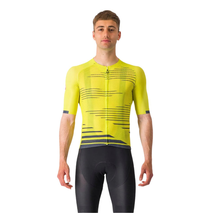 Castelli Climber's 4.0 Men's Cycling Jersey (Sulphur/Twilight Blue)