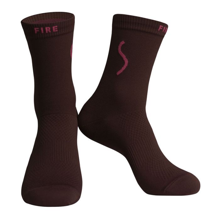 Monton Fire Men' Cycling Socks (Red)