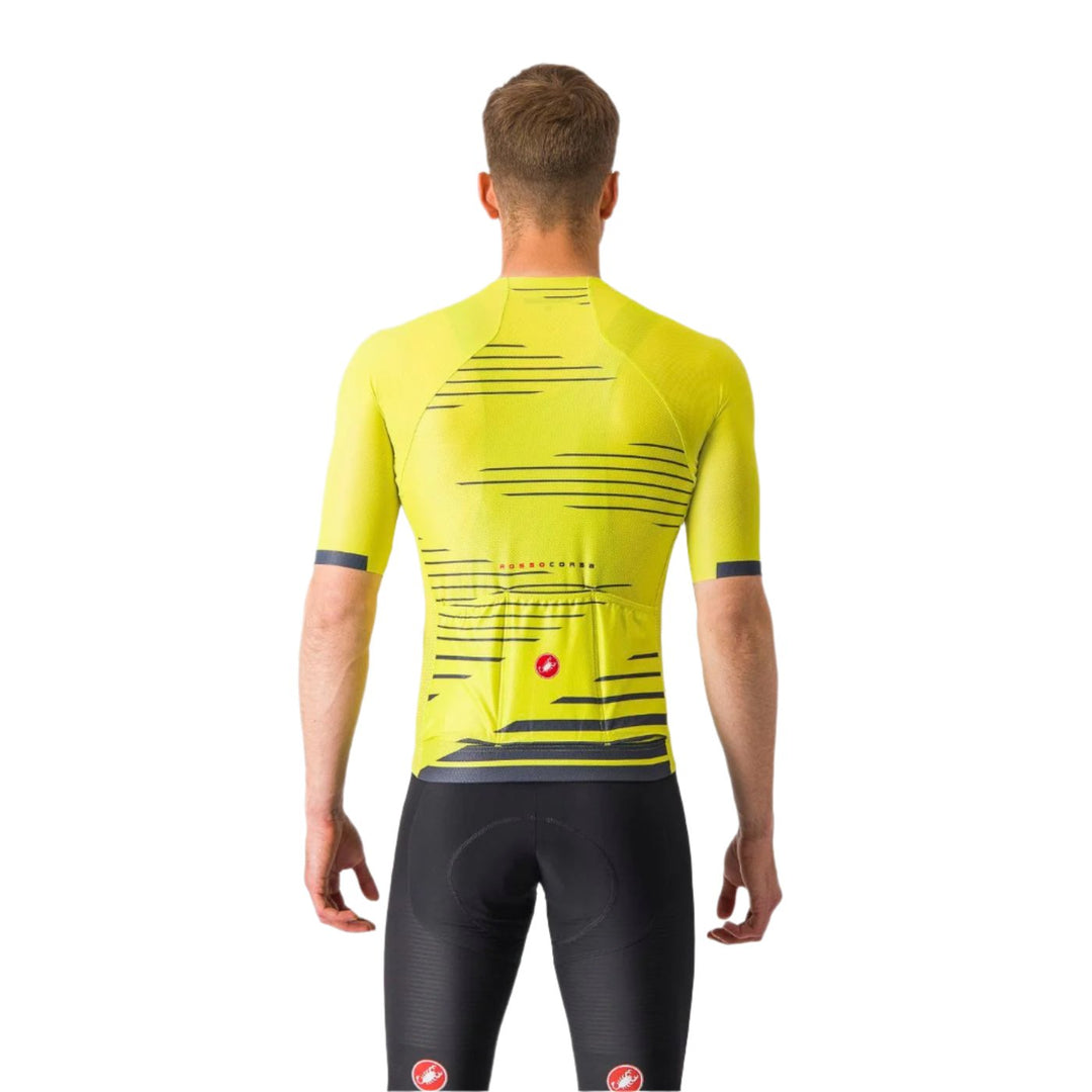 Castelli Climber's 4.0 Men's Cycling Jersey (Sulphur/Twilight Blue)