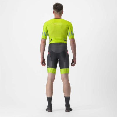 Castelli Sanremo 2 Men's Cycling Suit (Electric Lime/Niagra Blue)