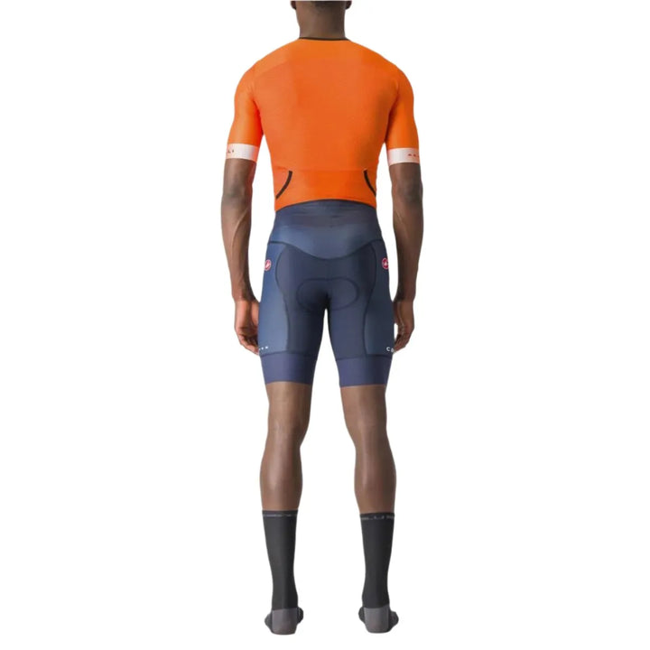 Castelli Free Sanremo 2 Men's Cycling Trisuit (Brilliant Orange/Belgian Blue)