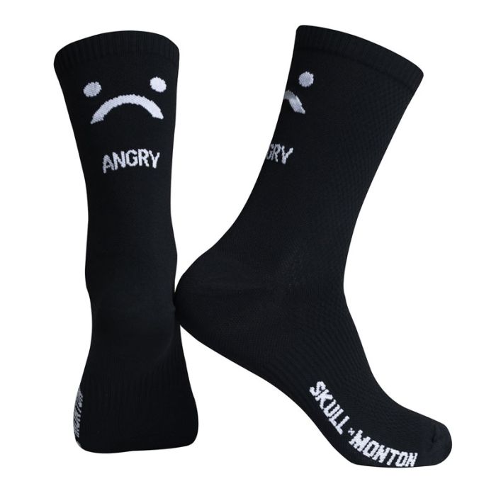 Monton Angry Men's Cycling Socks (Black)
