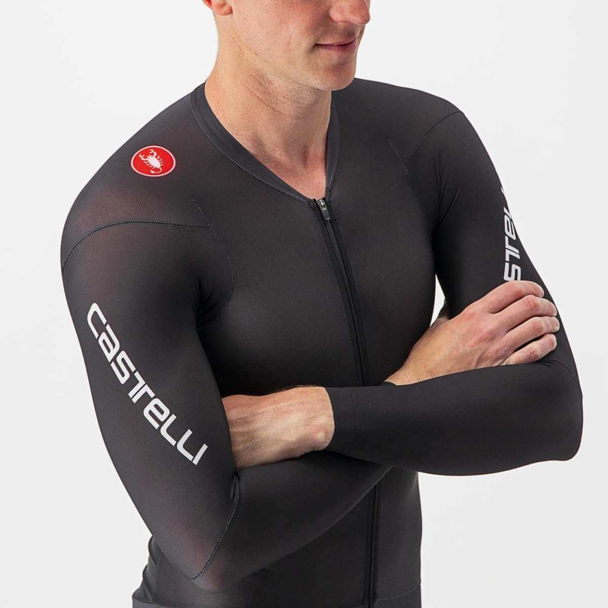 Castelli Body Paint 4.X Speed Mens Cycling Triathlon Suit (Black)