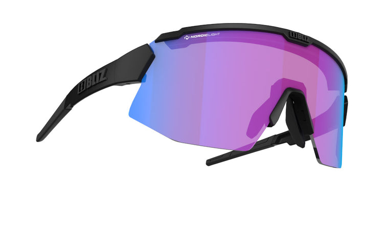 Bliz Breeze Small Sport Sunglasses (Nordic Light Begonia/Matt Black)