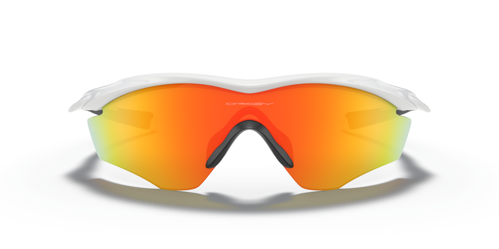 Oakley M2 Frame XL Sport Sunglasses (Fire Iridium/Polished White)