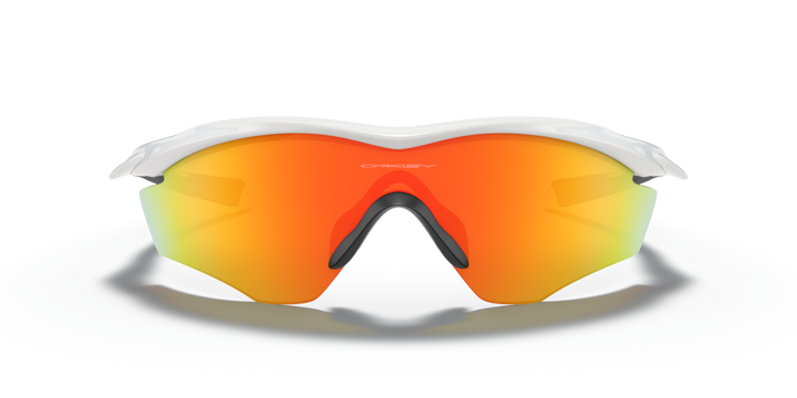 Oakley M2 Frame XL Sport Sunglasses (Fire Iridium/Polished White)