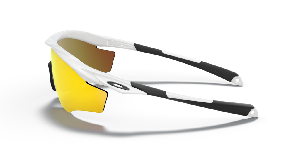 Oakley M2 Frame XL Sport Sunglasses (Fire Iridium/Polished White)