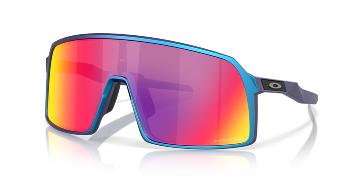 Oakley Sutro Sport Sunglasses (Prizm Road/Matte Cyan/Blue Colorshift)