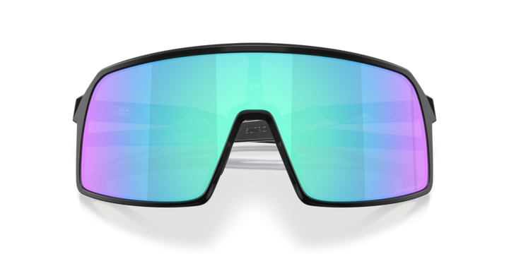Oakley Sutro S Fathom Collection Sport Sunglasses (Matte Black/Prizm Sapphire)