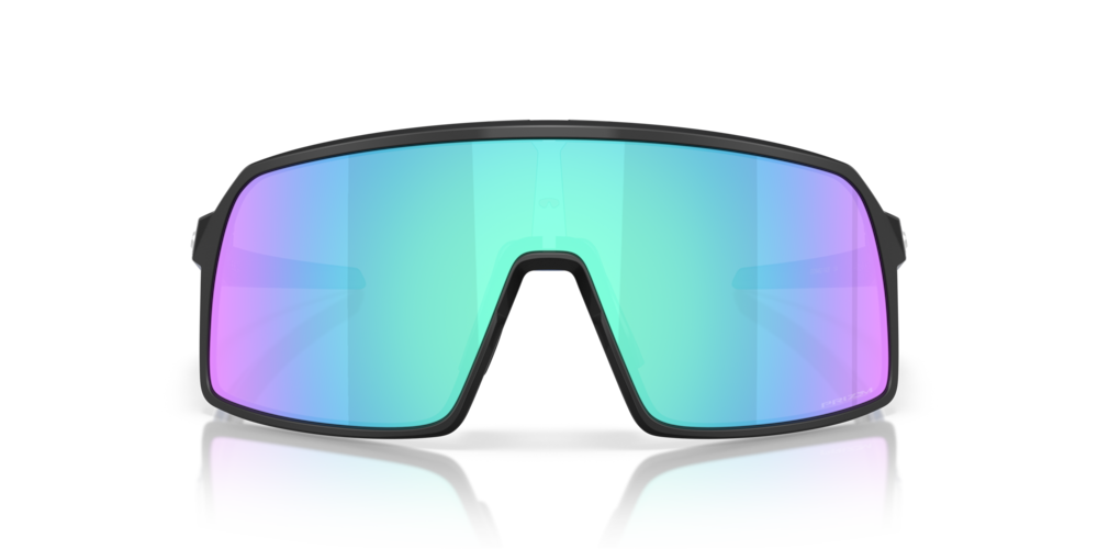 Oakley Sutro S Fathom Collection Sport Sunglasses (Matte Black/Prizm Sapphire)