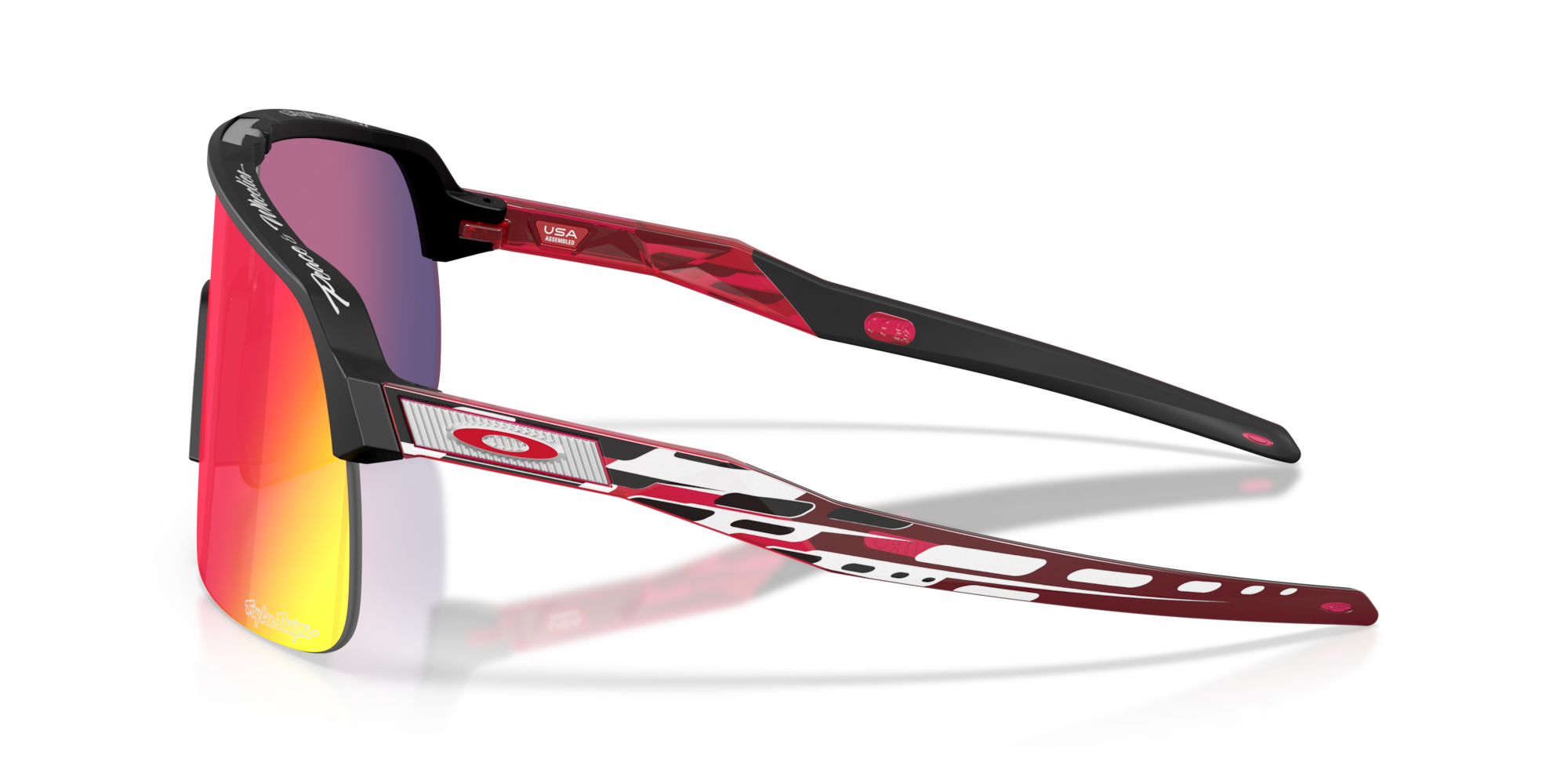 Oakley Sutro Lite Troy Lee Sport Sunglasses (Prizm/TLD Matte Black)