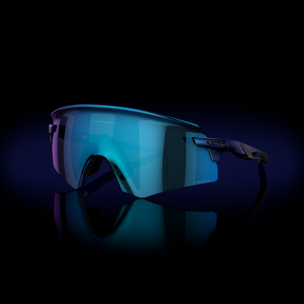 Oakley Encoder Solstice Sport Sunglasses (Prizm Sapphire/Matte Cyan)