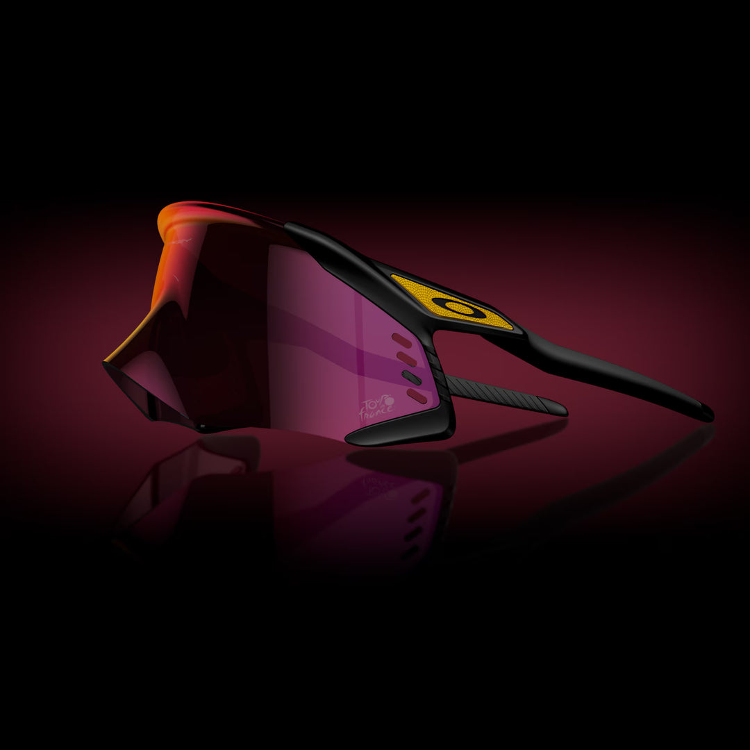 Oakley TDF Velo Kato Sport Sunglasses (Prizm Road/Matte Black)