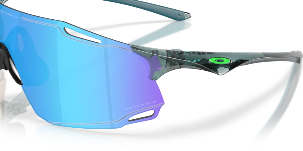 Oakley Cybr Dyno Sunglasses (Polished Black/Prizm Sapphire)