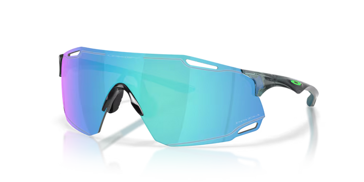 Oakley Cybr Dyno Sunglasses (Polished Black/Prizm Sapphire)