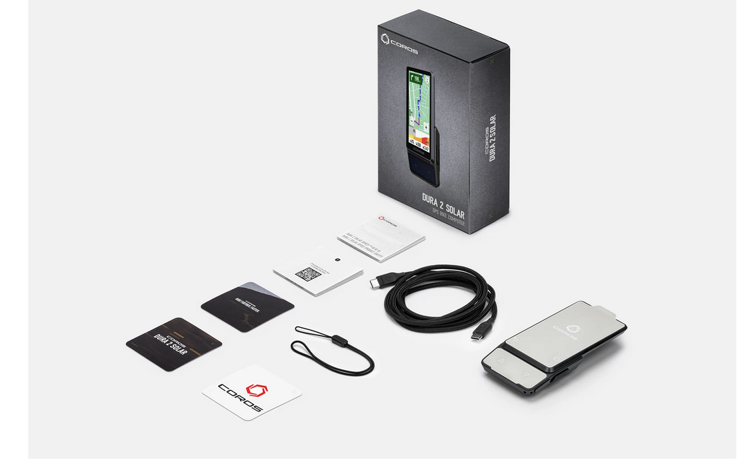 COROS DURA 2 SOLAR GPS bike computer in black - view 6