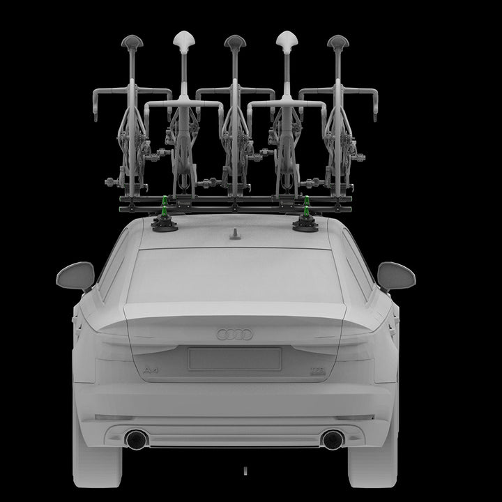 Treefrog Roundbar Bike Rack For 5 Road/Gravel Bikes