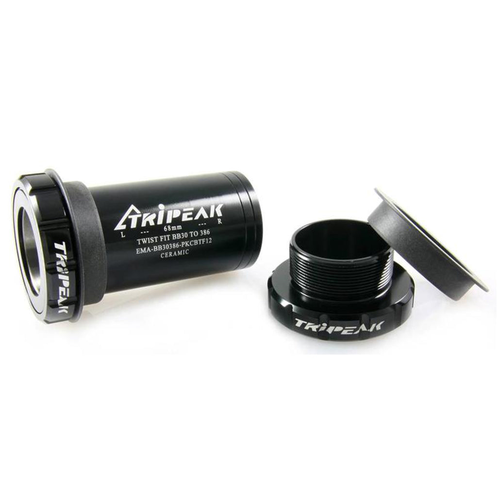 Tripeak Shimano BB30/BB30A/PF30/PF30A 4 in 1 Pressfit Bottom Bracket (Black)
