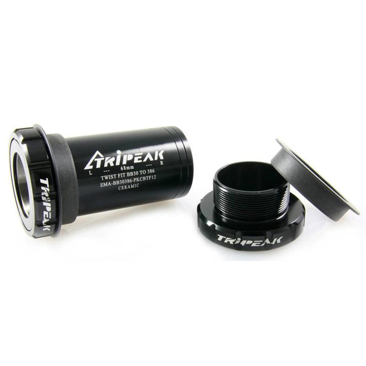 Tripeak Shimano BB30/BB30A/PF30/PF30A 4 in 1 Pressfit Bottom Bracket (Black)