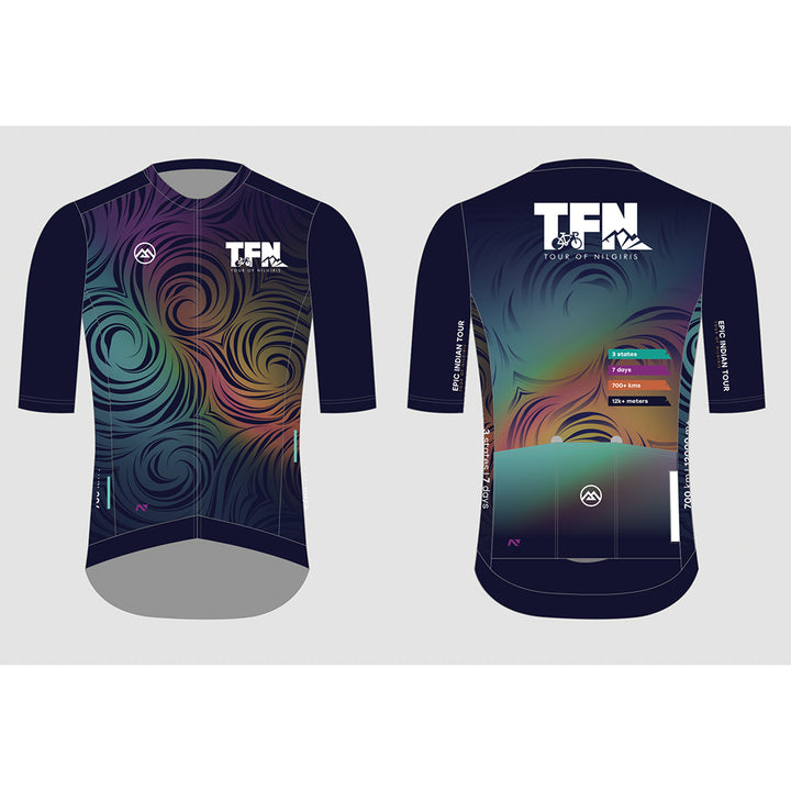 Monton X Tour of Nilgiris Limited Edition Unisex Cycling Jersey (Floral Altitude)