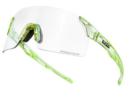 Kapvoe Scvcn X142 Sport Sunglasses (Black/Green)