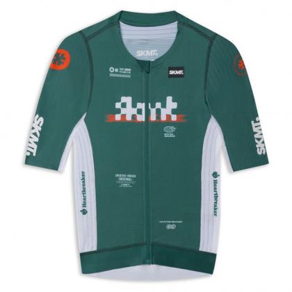 Monton SKMT Flux Block Men's Cycling Jersey (Deep Forest)