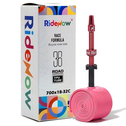 RideNow 700X18-32c 65mm Light Presta Valve Road Inner Tube