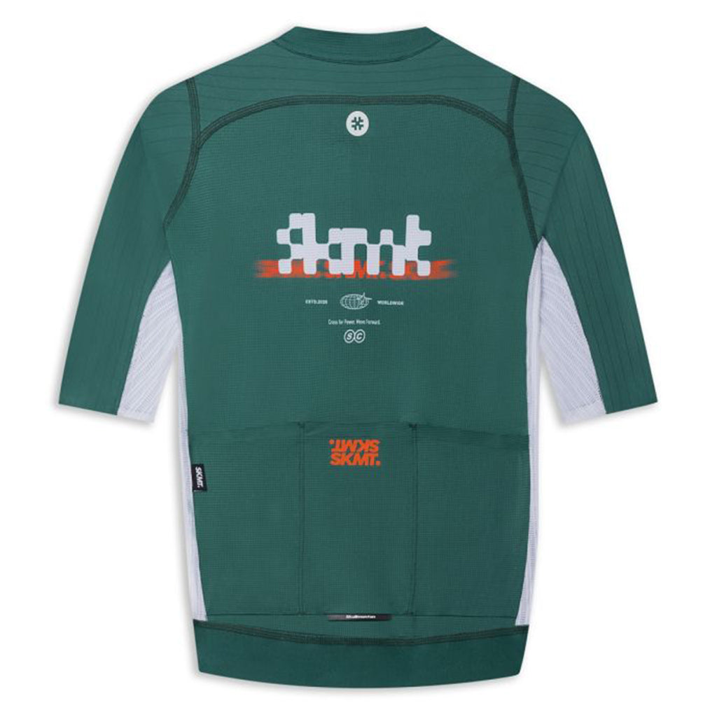Monton SKMT Flux Block Men's Cycling Jersey (Deep Forest)