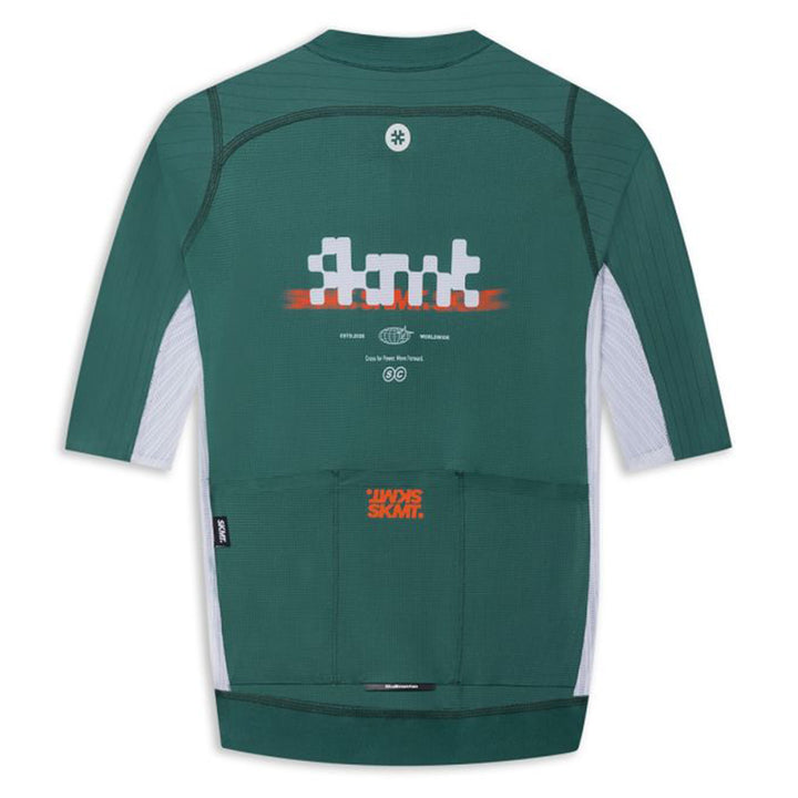 Monton SKMT Flux Block Men's Cycling Jersey (Deep Forest)