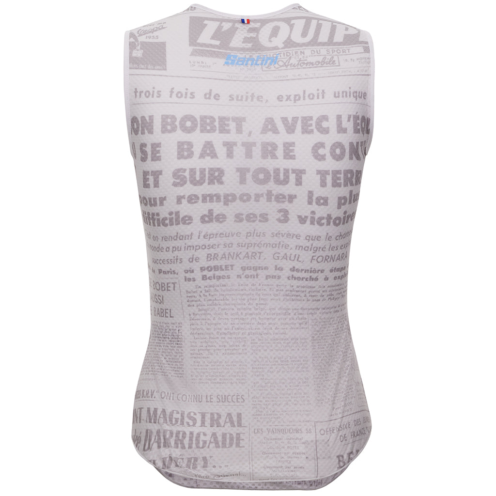 Santini Maillot Jaune Mount Ventoux Men's Cycling Baselayer (Print)