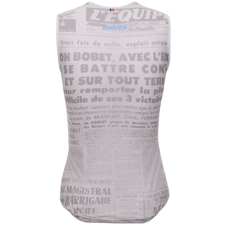Santini Maillot Jaune Mount Ventoux Men's Cycling Baselayer (Print)