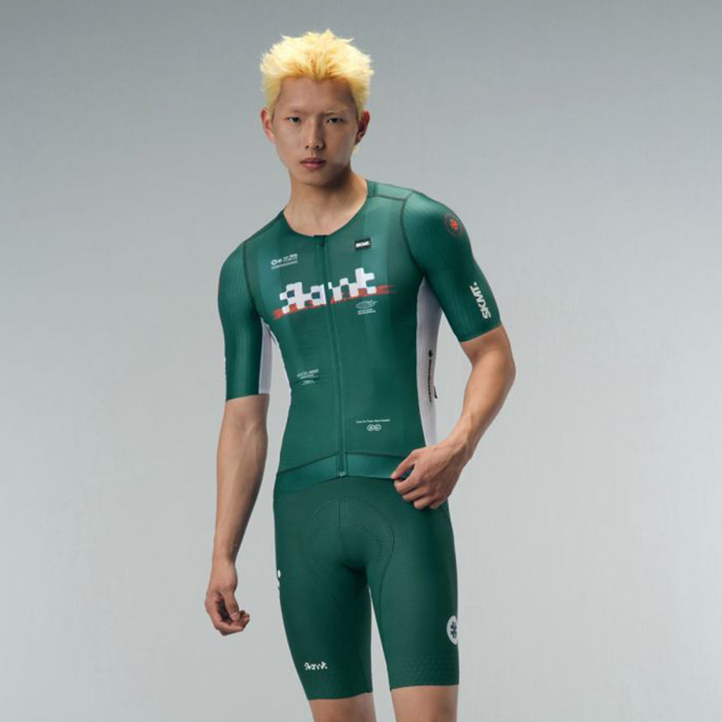 Monton SKMT Flux Block Men's Cycling Jersey (Deep Forest)
