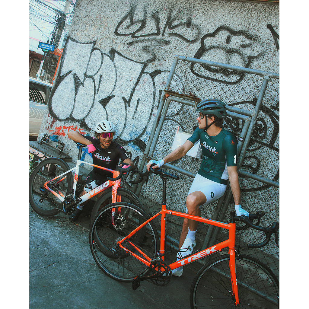 Monton SKMT Flux Block Men's Cycling Jersey (Deep Forest)