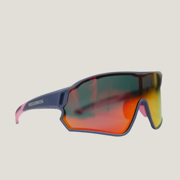 Rockbros 10134PL Sunglasses (Polarized/Blue/Pink)