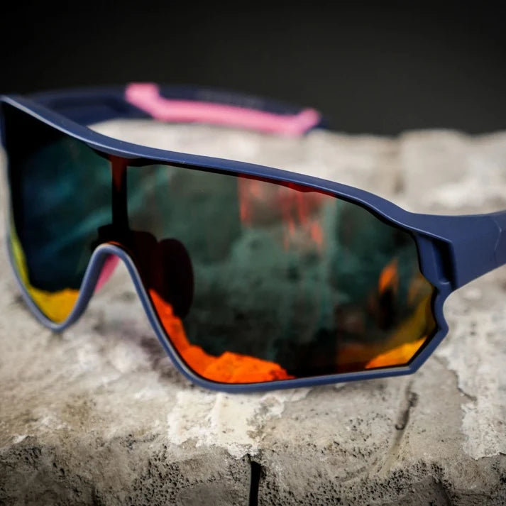 Rockbros 10134PL Sunglasses (Polarized/Blue/Pink)