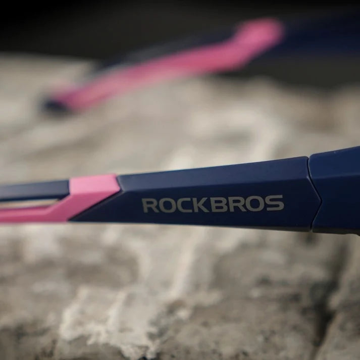 Rockbros 10134PL Sunglasses (Polarized/Blue/Pink)