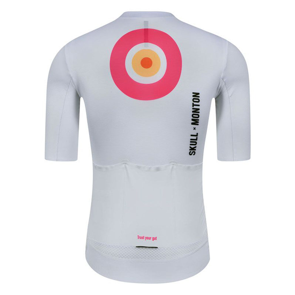 Monton Target Men's Cycling Jersey (White)