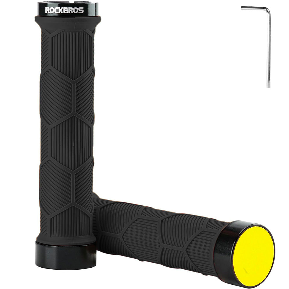 Rockbros MTB Grips (Black Reflectors)